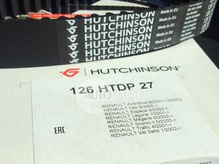Ремень ГРМ 2.0 F4R 126HTDP27 Hutchinson